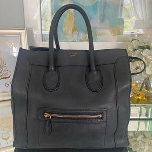 Navy Celine Phantom Bag